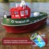 686 1 72 Rc Boat 2 4G Powerful Dual Motor Long Range Wireless Electric Remote Control Tugboat Model Toys For Boys Gifts green