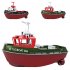 686 1 72 Rc Boat 2 4G Powerful Dual Motor Long Range Wireless Electric Remote Control Tugboat Model Toys For Boys Gifts green