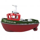 686 1/72 Rc Boat 2.4G Powerful Dual Motor Long Range Wireless Electric Remote Control Tugboat Model Toys