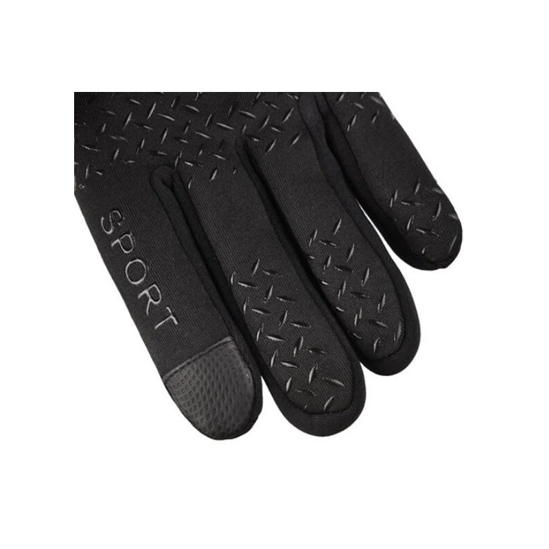 Cycling Winter Warm Gloves Waterproof Gloves Winter Skiing Gloves Touchscreen Outdoor black_XL