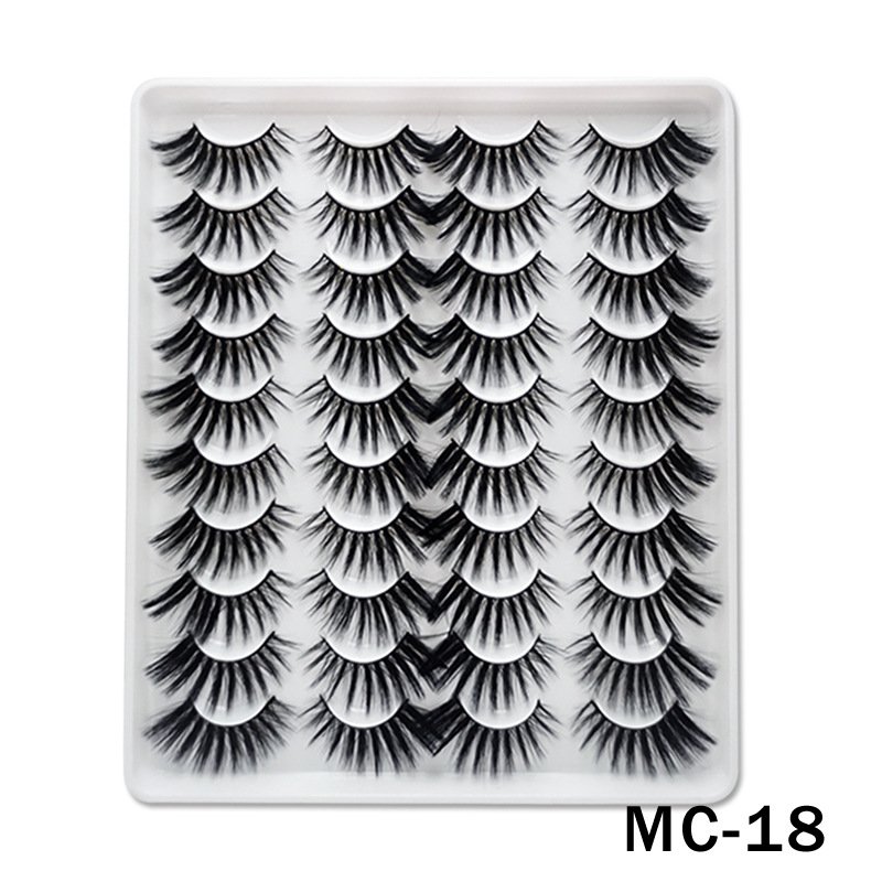 6D Mink False Eyelashes Handmade Extension Beauty Makeup False Eyelashes MC-18
