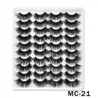 6D Mink False Eyelashes Handmade Extension Beauty Makeup False Eyelashes MC 21