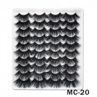 6D Mink False Eyelashes Handmade Extension Beauty Makeup False Eyelashes MC 20