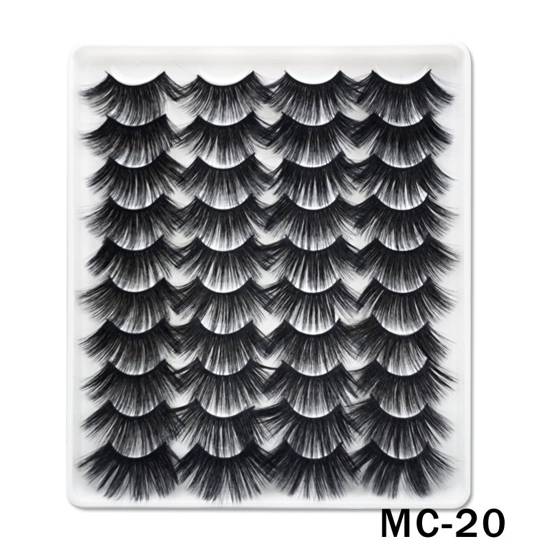 6D Mink False Eyelashes Handmade Extension Beauty Makeup False Eyelashes MC-20