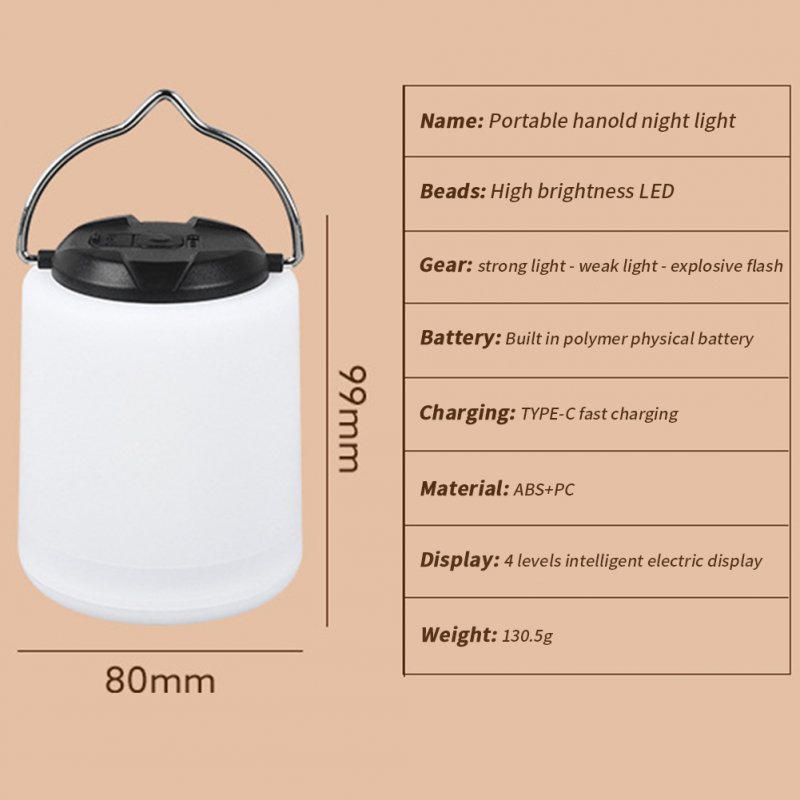 5w Led Night Light With Brightness Memory Eye Protection Stepless Dimming Reading Light For Living Room Home Office Gifts 