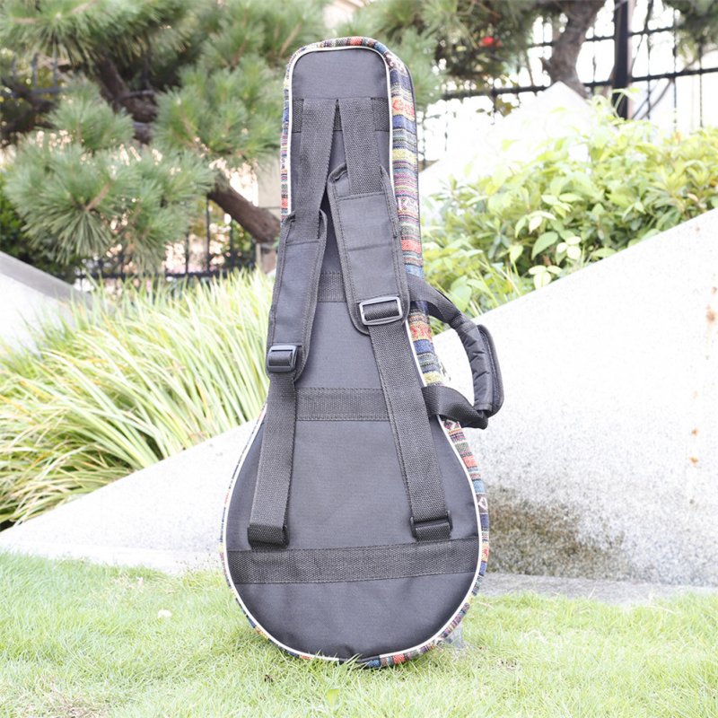 MC62 Mandolin Bag Cotton Padded Thickened Organizer Portable Guitar Storage Case Cover Musical Instrument Accessories for Outdoor Travel