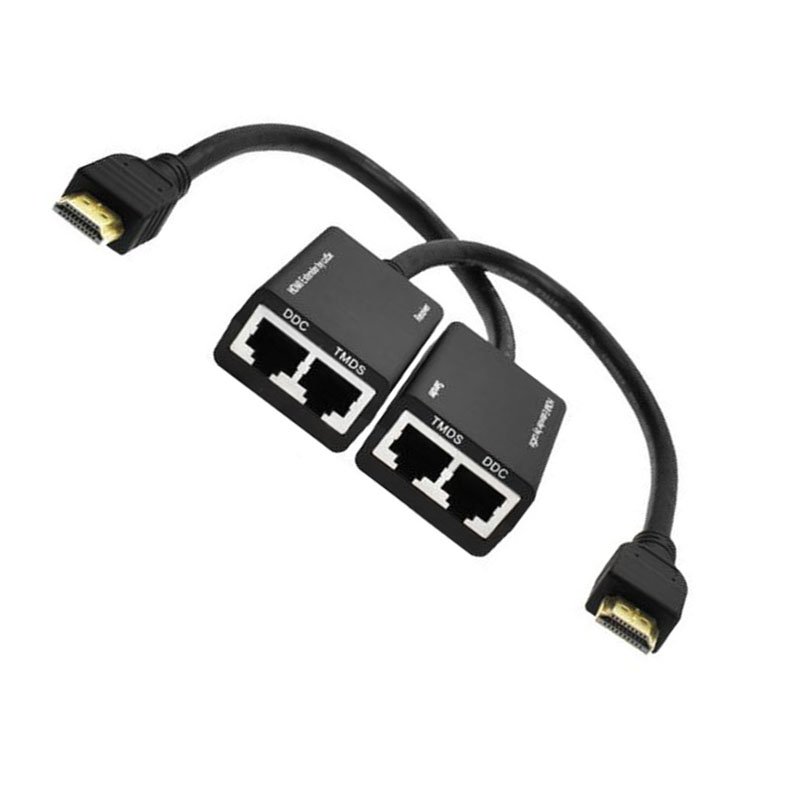 HDMI Over RJ45 CAT5e CAT6 UTP LAN Ethernet Extender Repeater 1080P  