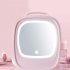 6L Mini Skincare Fridge With LED Lighted Mirror  Cooler And Warmer  Portable Personal Beauty Refrigerator For Refrigerating Make Up  Skin Care And Food Light Bl