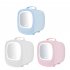 6L Mini Skincare Fridge With LED Lighted Mirror  Cooler And Warmer  Portable Personal Beauty Refrigerator For Refrigerating Make Up  Skin Care And Food Light Bl