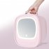 6L Mini Skincare Fridge With LED Lighted Mirror  Cooler And Warmer  Portable Personal Beauty Refrigerator For Refrigerating Make Up  Skin Care And Food Light Bl