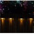 6LED Outdoor Solar powered Fence Lamp Garden Landscape Light Decoration  White light