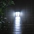6LED Solar Powered Energy Saving Waterproof Lamps Wall Lights for Yard Garden  White light