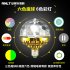 6LEDs 3Colors Lighting Magic Ball Stage Bulb with Gold Color Shell Gold shell
