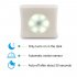 6LEDs Wireless Motion Sensor Induction Lamp for Stairs Closet Cabinet Square Night Light 6000K positive white light