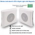 6LEDs Wireless Motion Sensor Induction Lamp for Stairs Closet Cabinet Square Night Light 6000K positive white light