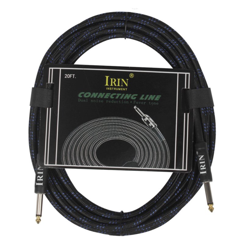 6M Cable Guitar Connecting Line Musical Instrument Accessories Blue 6 meters