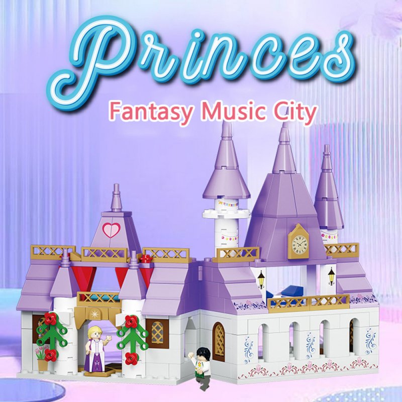 Girls Dream Princess Castle Building Blocks Toy Construction Building Bricks Sets Educational Toys For Boys Girls Gifts 