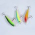 6PCS 8 5CM Plastic Hard Bait Crankbait Treble Hooks Fishing Lure 6 Colors Mixed 6 colors mixed