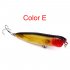 6PCS 9CM Fishing Lures Minnow Wobblers Crankbait Hard Aritificial 3D Eyes Baits 6  Hooks 6 Colors 6 colors mixed