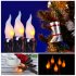 6PCS LED Long Pole Electronic Candle for Halloween Christmas Religious Decorative  2 0 17cm yellow flash