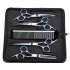 6PCS Set 6 Inch Beauty Scissors Pet Shearing Scissors for Dogs 6 inch blue set of 6