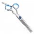 6PCS Set 6 Inch Beauty Scissors Pet Shearing Scissors for Dogs 6 inch blue set of 6