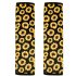 6PCS Sunflower Steering Wheel Cover Sunflowers KeyringCar Vent Seat Belt Cover