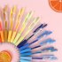 6Pcs 12Pcs Gel Pen with Black Refill Roller Ball Pen for Student School Stationery JWS024 juice box of 12 0 5mm