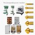 6Pcs Chamfering End Mill Tool High Speed Steel Titanium Coated 3 Flute 90 Degree Countersink Drill Bit Set  6 3mm 8 3mm 10 4mm 12 4mm 16 5mm 20 5mm  6pcs chamfe
