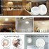 6Pcs LED Lights Stylish Closet Lights with Remote Control Pat Light Night Light for Lighting Warm white light