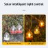 6Pcs Led Solar Candles Lamp With Intelligent Light Control IP65 Waterproof 3D Floating Tea Candles Light Night Light For Wedding Garden Balcony Party    White She