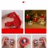6Pcs Led Solar Candles Lamp With Intelligent Light Control IP65 Waterproof 3D Floating Tea Candles Light Night Light For Wedding Garden Balcony Party    White She