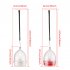 6Pcs Led Solar Candles Lamp With Intelligent Light Control IP65 Waterproof 3D Floating Tea Candles Light Night Light For Wedding Garden Balcony Party    White She