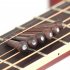 6Pcs Rosewood Bridge Pins Abalone Dot Puller for Acoustic Guitar Wood color