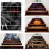 6Pcs Set DIY Horror Removable Waterproof Stickers Decoration for Halloween Wall Stairs