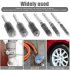 6Pcs Stainless Steel Bore Brush With 1 4  Hex Shank Twisted Wire Bore Cleaning Brushes Set For Rust Cleaning Tubes  8  10  12  15  17  19mm  6pcs