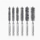 6Pcs Stainless Steel Bore Brush With 1/4