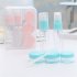 6Pcs box Travel Refillable Bottles Plastic Spray Cosmetic Container Makeup Box Lake blue