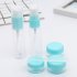 6Pcs box Travel Refillable Bottles Plastic Spray Cosmetic Container Makeup Box Lake blue