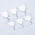 6Pcs set Traceless Nailless Powerful Viscous Wall Hanging Hook for Kitchen Bathroom 6pcs