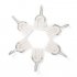 6Pcs set Traceless Nailless Powerful Viscous Wall Hanging Hook for Kitchen Bathroom 6pcs