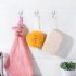 6Pcs set Traceless Nailless Powerful Viscous Wall Hanging Hook for Kitchen Bathroom 6pcs