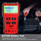 12V Car Battery Tester Large Lcd Display Analyzer Vehicle Cranking Charging System Testing Tool
