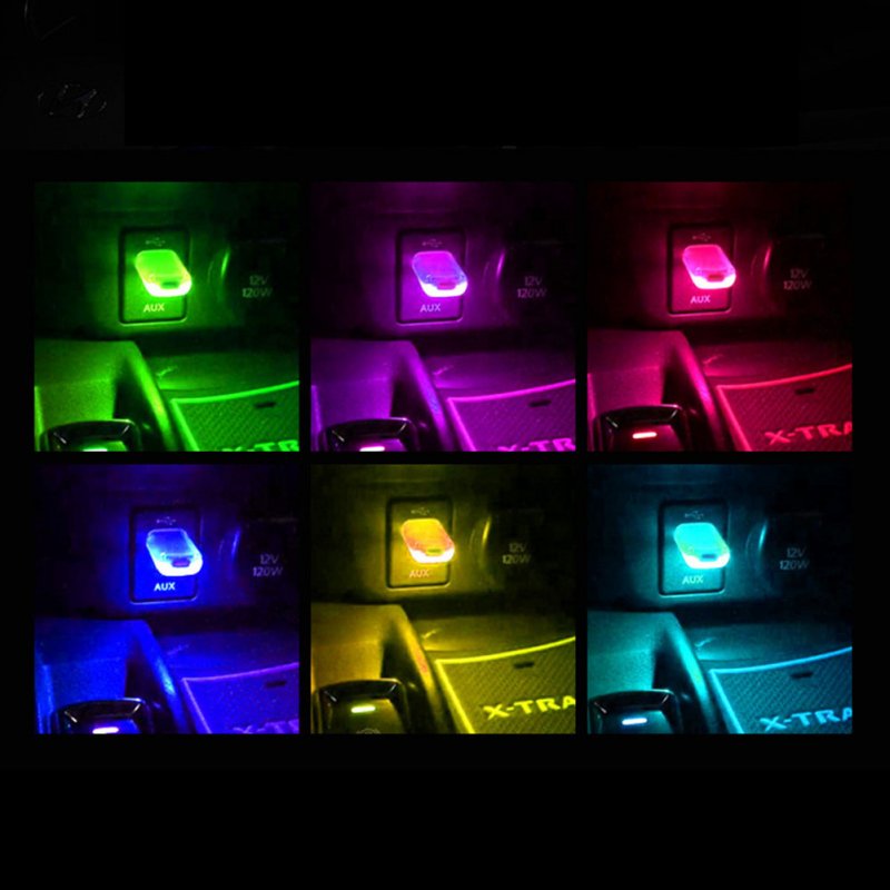 Portable Usb Led Light Colorful Ultra Bright Student Dormitory Night Light For Pc Laptop Notebook 