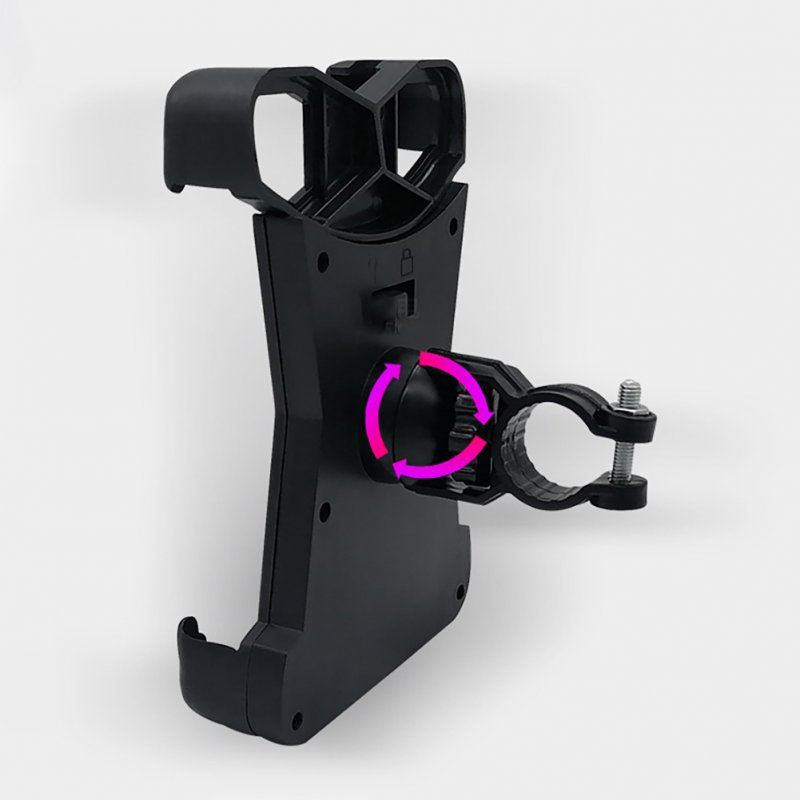 Motorcycle Phone Holder Sun Shade 360-degree Rotation Phone Clip Gps Navigation Stand Shockproof Bracket 