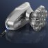 6d Head Men Shavers 7 Blades Anti Pinch Electric Shaver 5 in 1 Hair Clipper Beard Trimmer Silver Gray USB