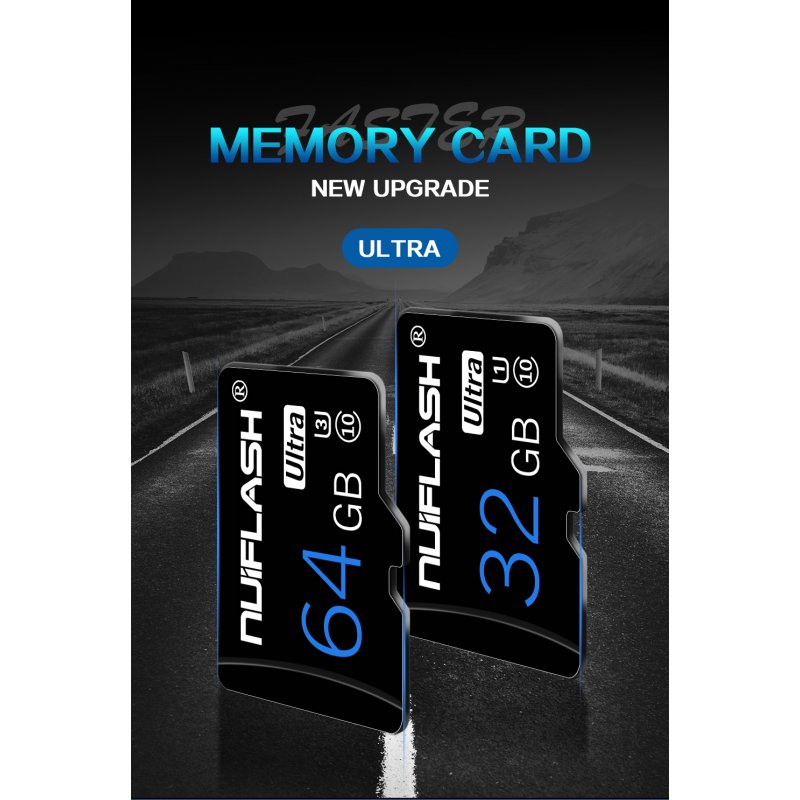 Upgrade U3 C10 Flash Memory Card High Speed TF Card for Phone Camera