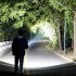 6led Flashlight Usb Rechargeable High Brightness Power Display Powerful Emergency Light Torch Black