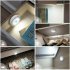 6led Round Closet Light Infrared Sensor Night Light Home Decoration Lamp For Bedside Corridor Balcony