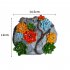 6led Solar Stone Lamp With Succulent Waterproof Battery Powered Lights For Outdoor Patio Garden Decoration stone lamp 14 5 x 12cm
